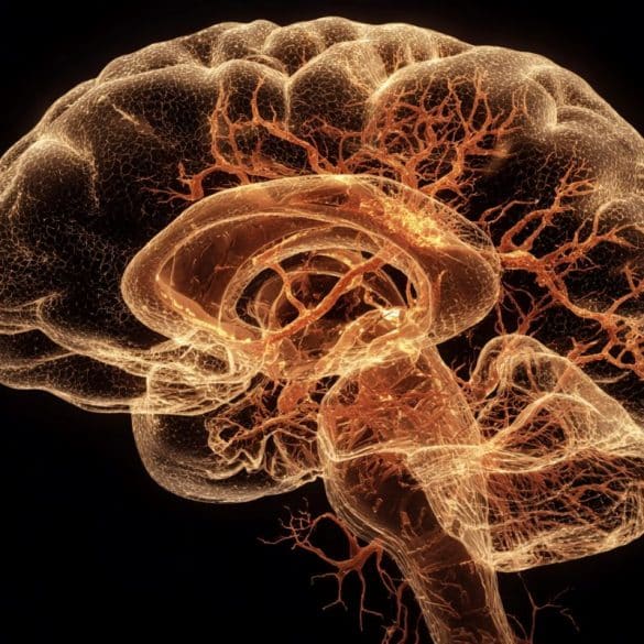 This shows a brain.