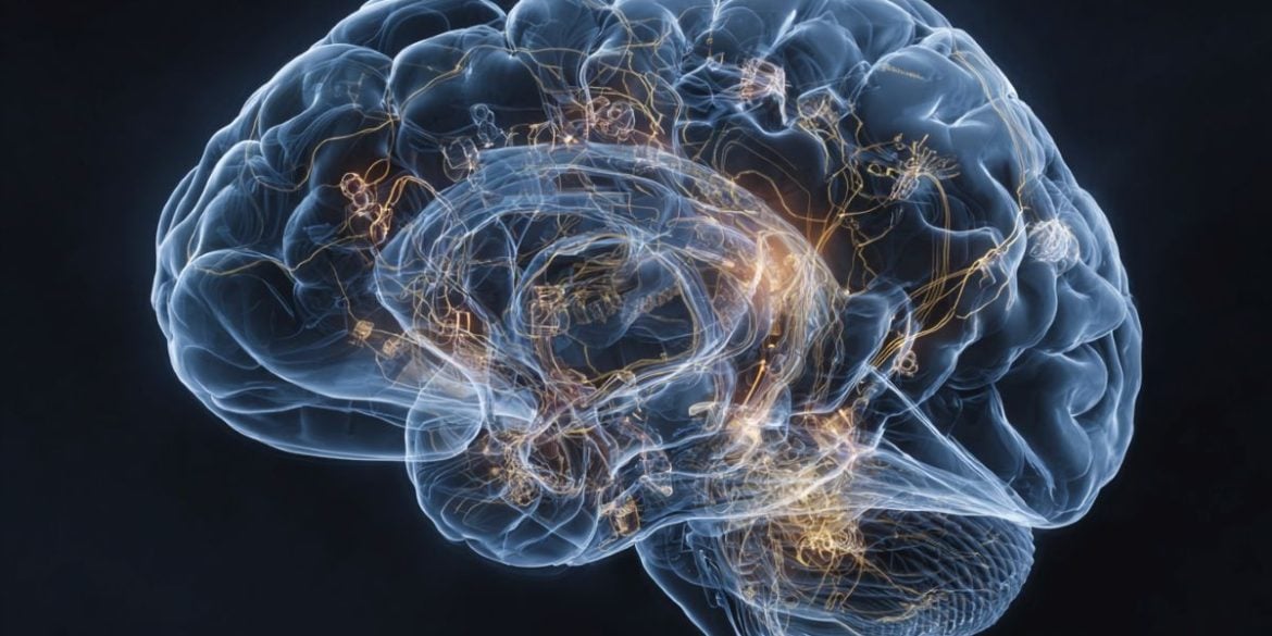 This shows a brain.