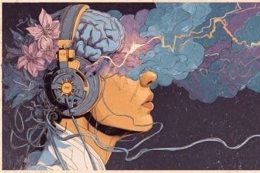This shows a head and a brain.