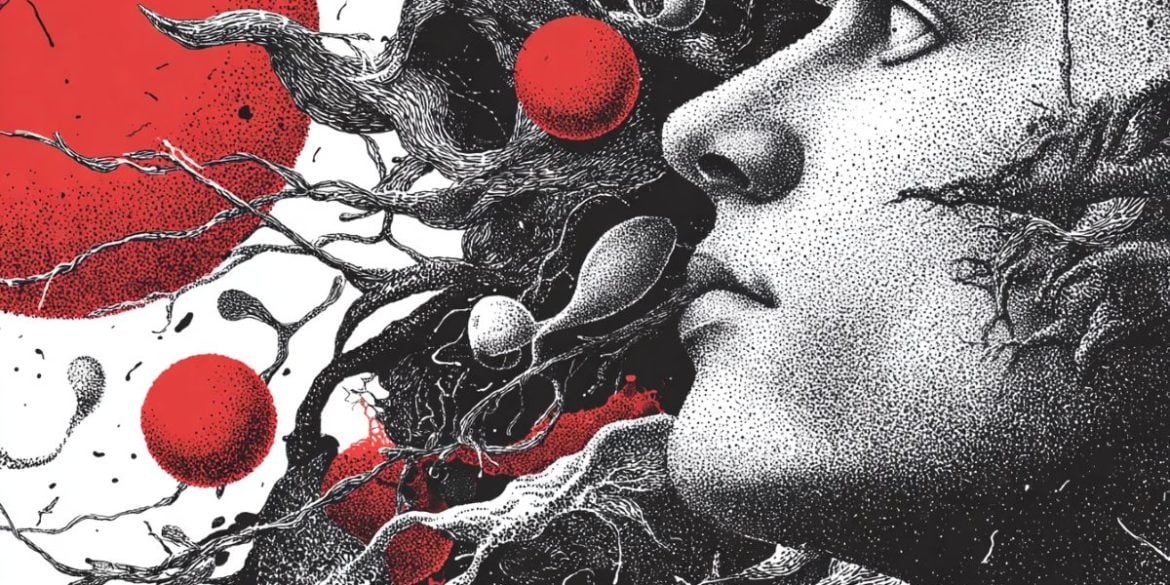 This shows a head and blood cells.