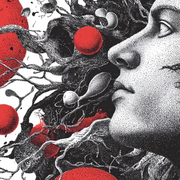 This shows a head and blood cells.