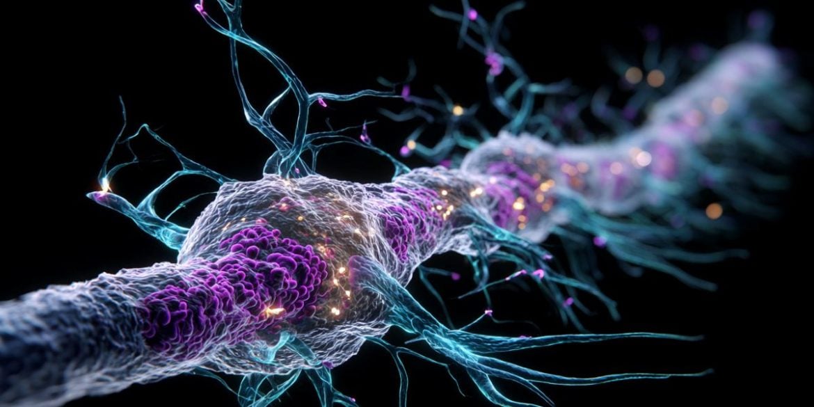 This shows an axon.