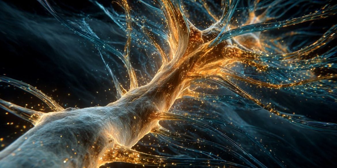 This shows neurons regrowing.