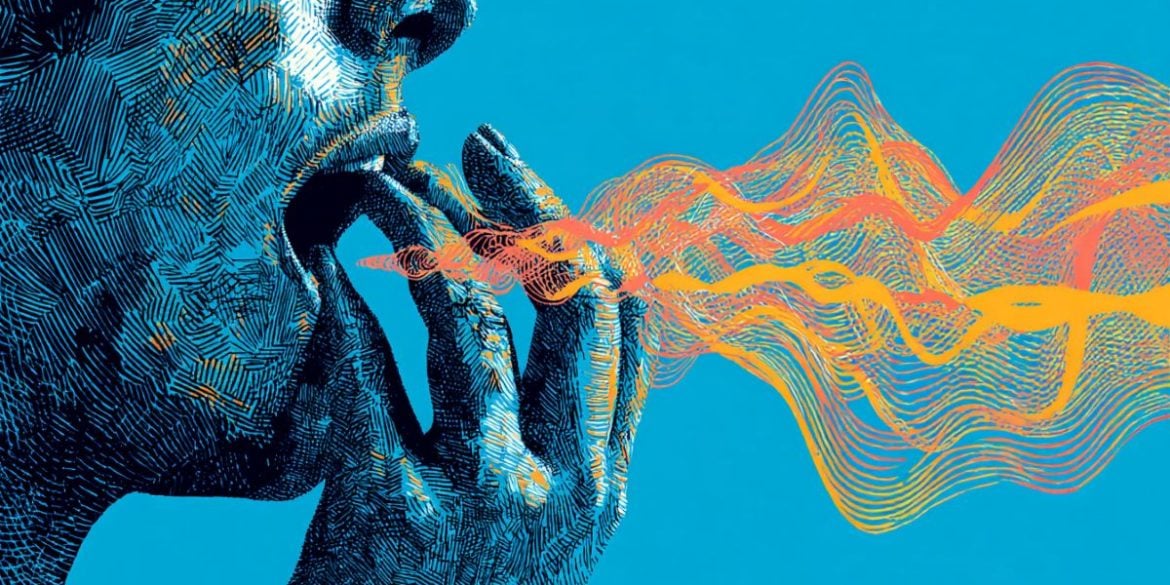 This shows a person talking.