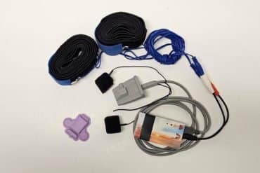 This shows the wearable stress polygraph.