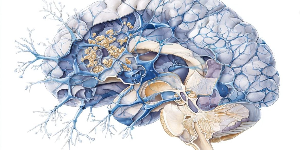 This shows a brain.