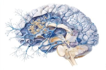 This shows a brain.