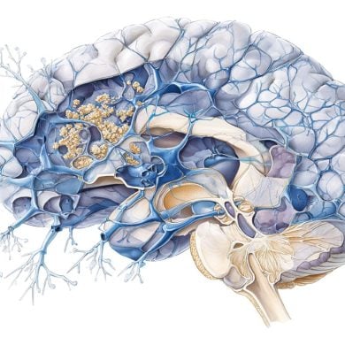 This shows a brain.