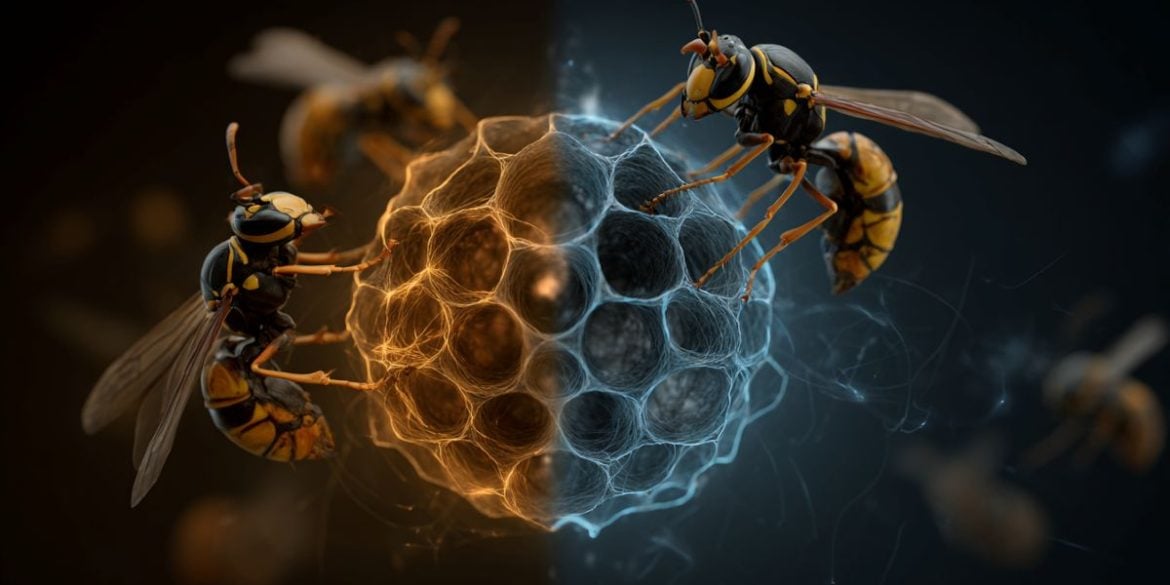 This shows wasps.