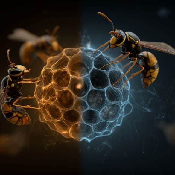This shows wasps.