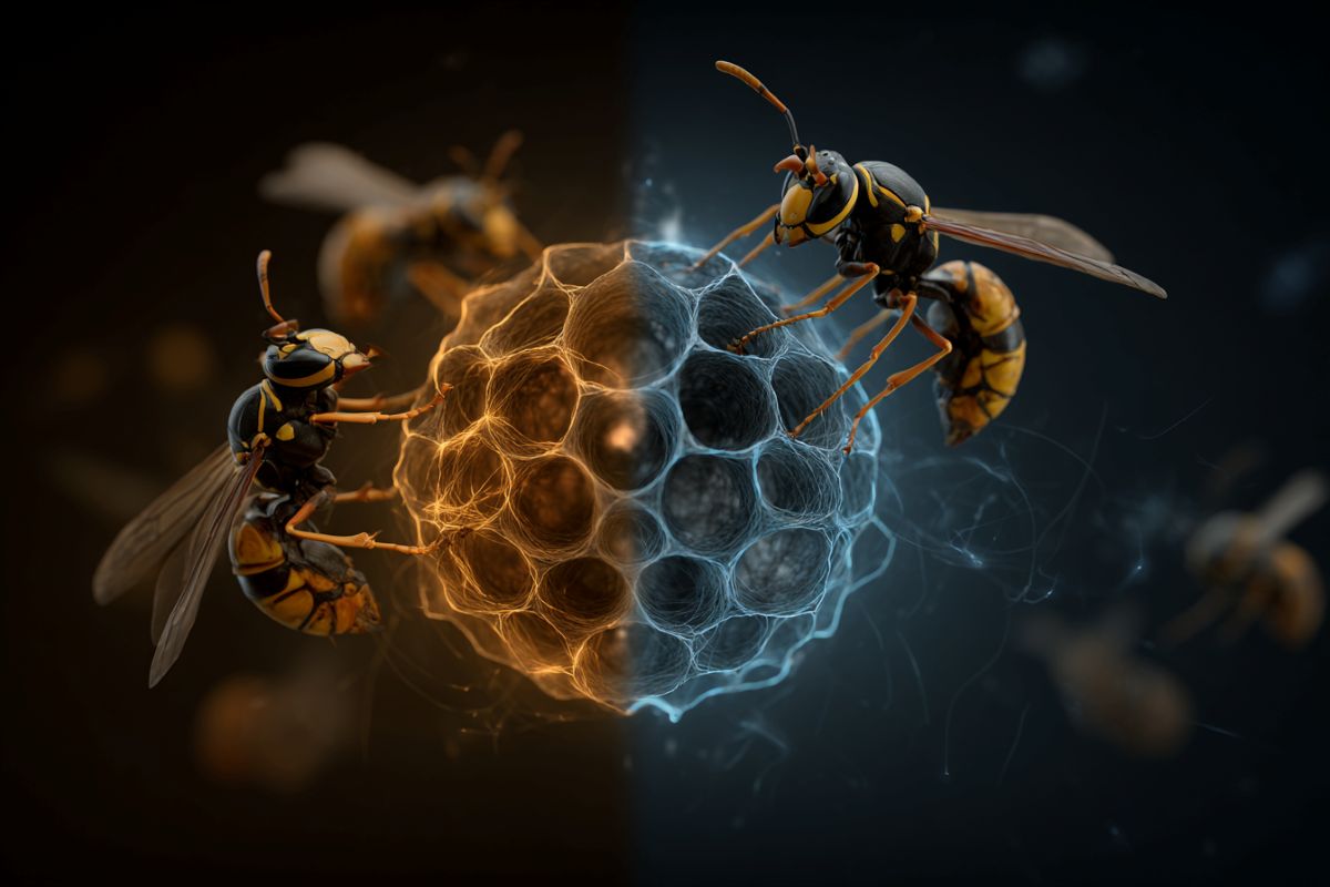 This shows wasps.