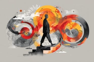 This shows a person walking.