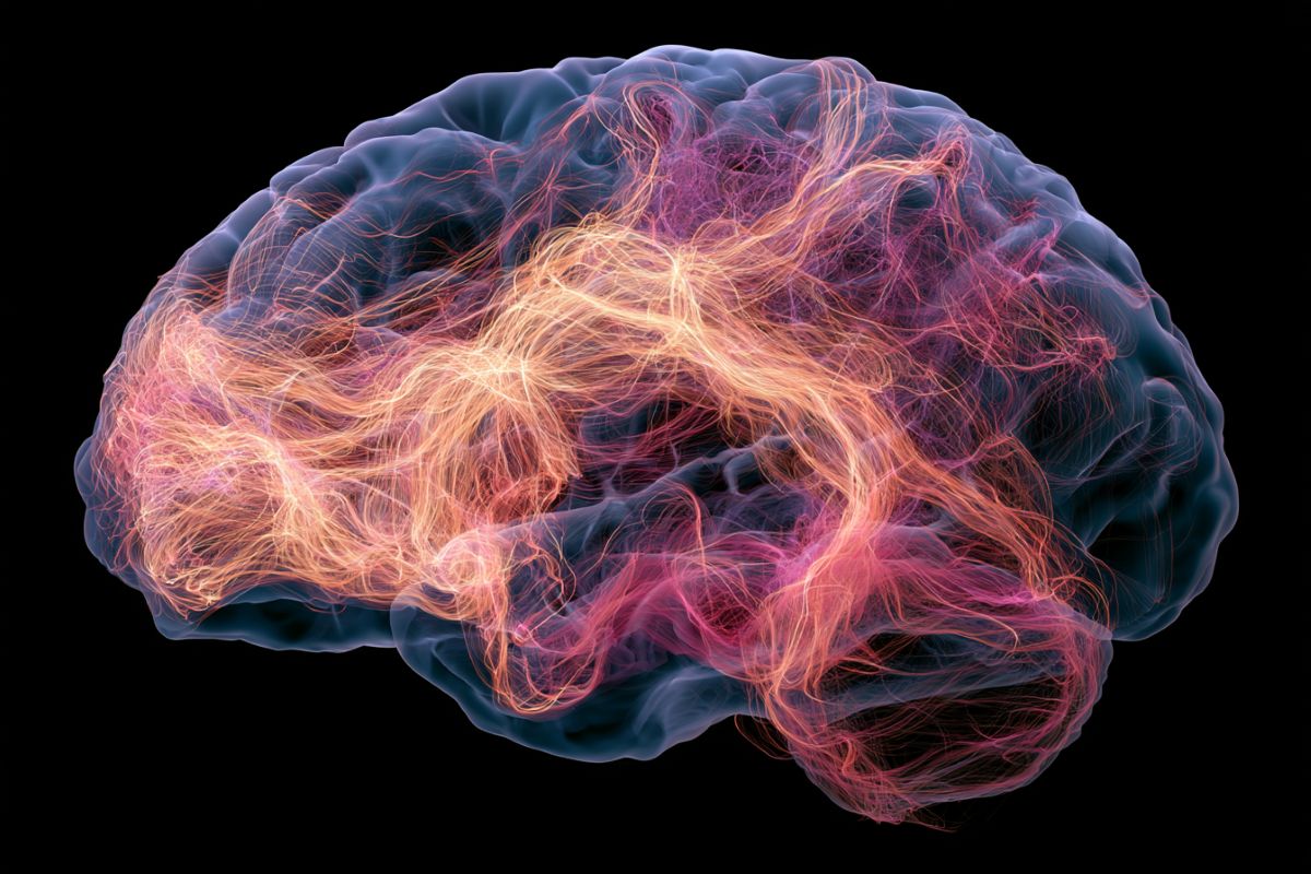 This shows a brain.