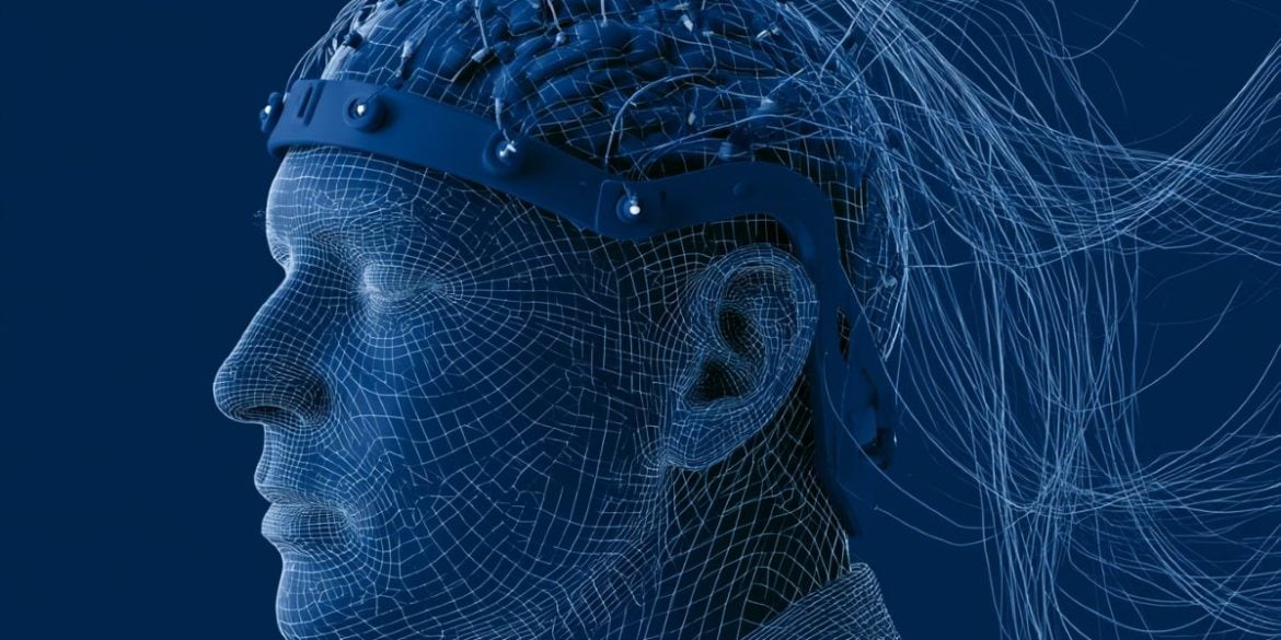 This shows an illustration of a man in a headset.