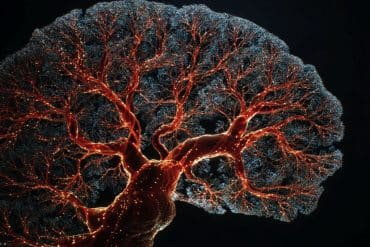 This shows a brain.