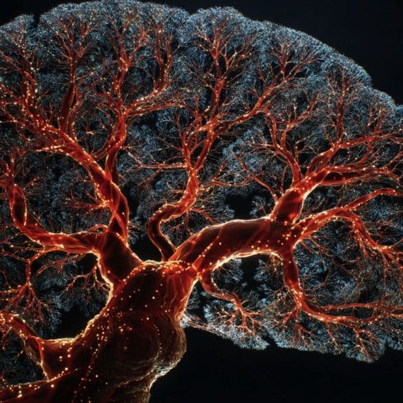 This shows a brain.