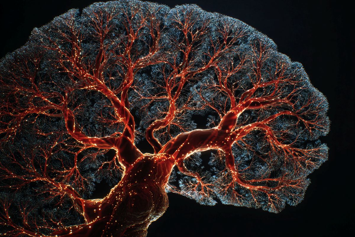 This shows a brain.