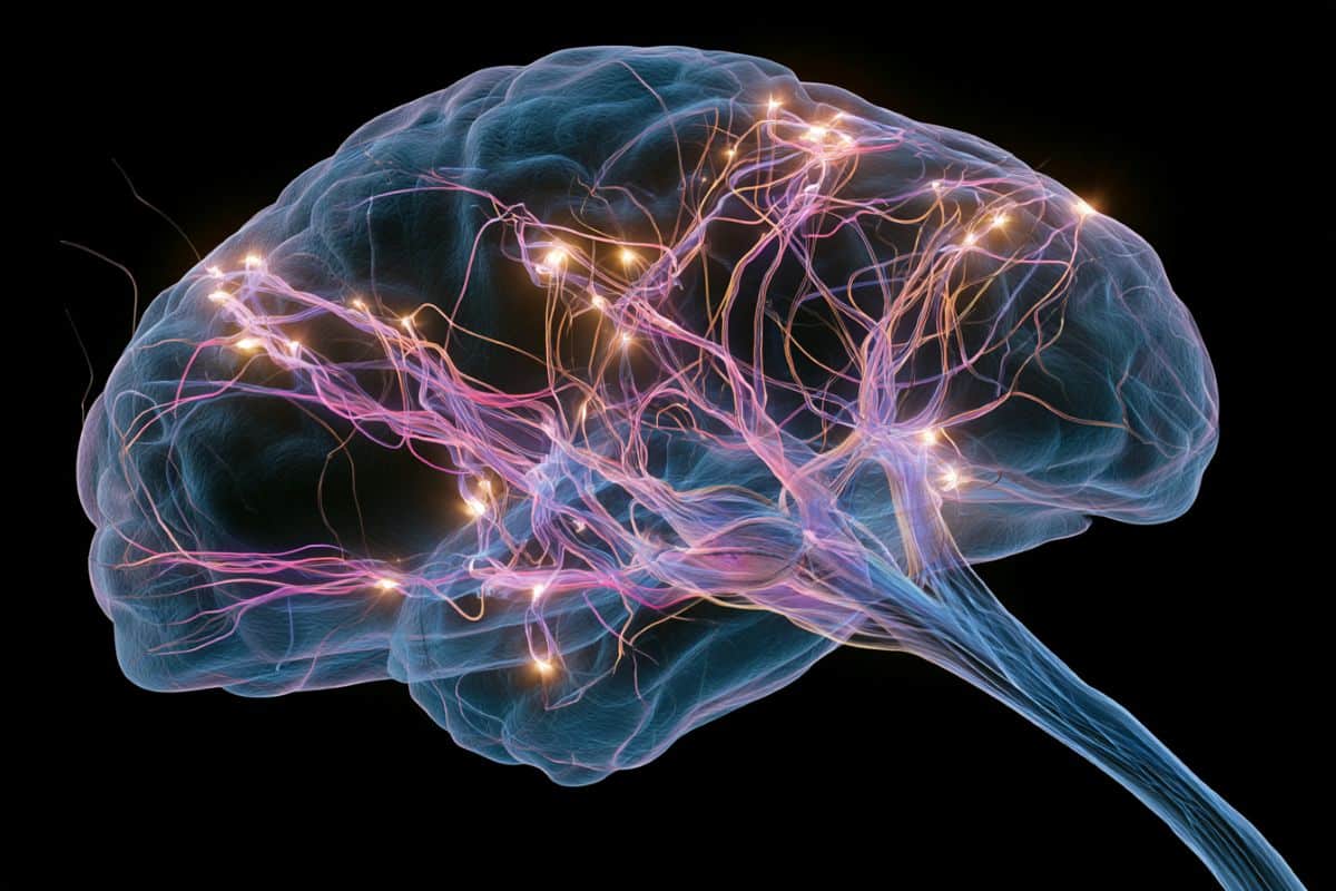 This shows a brain.