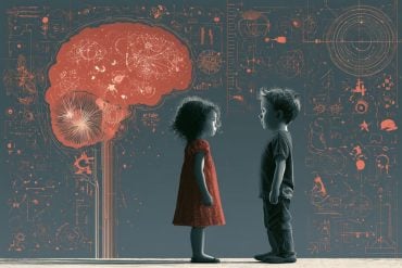 This shows young children and a brain.