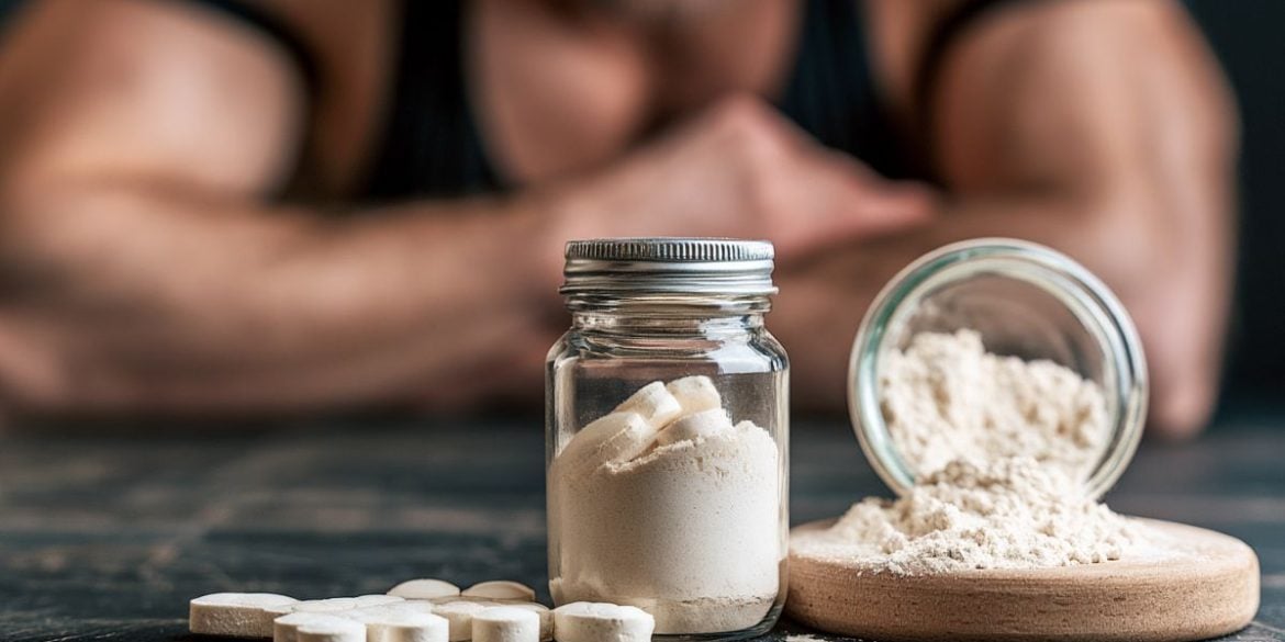 This shows creatine powder.