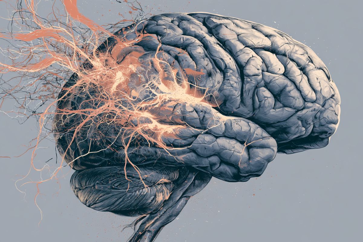 This shows a brain.