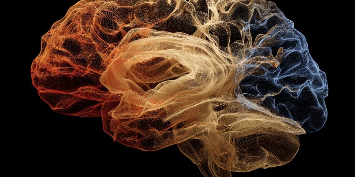 This shows a brain.