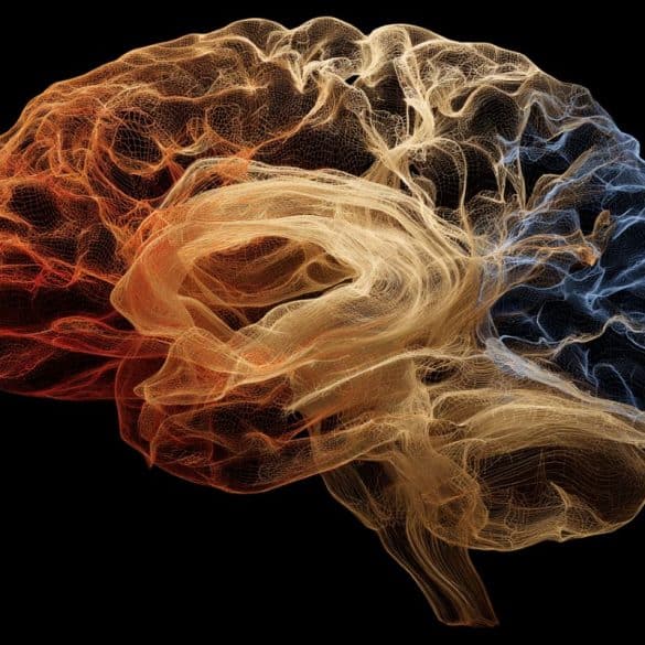 This shows a brain.