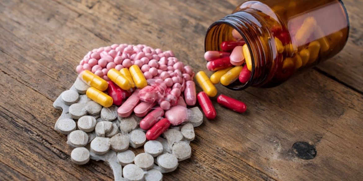 This shows pills in the shape of a head.