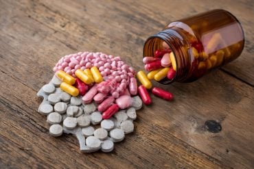 This shows pills in the shape of a head.