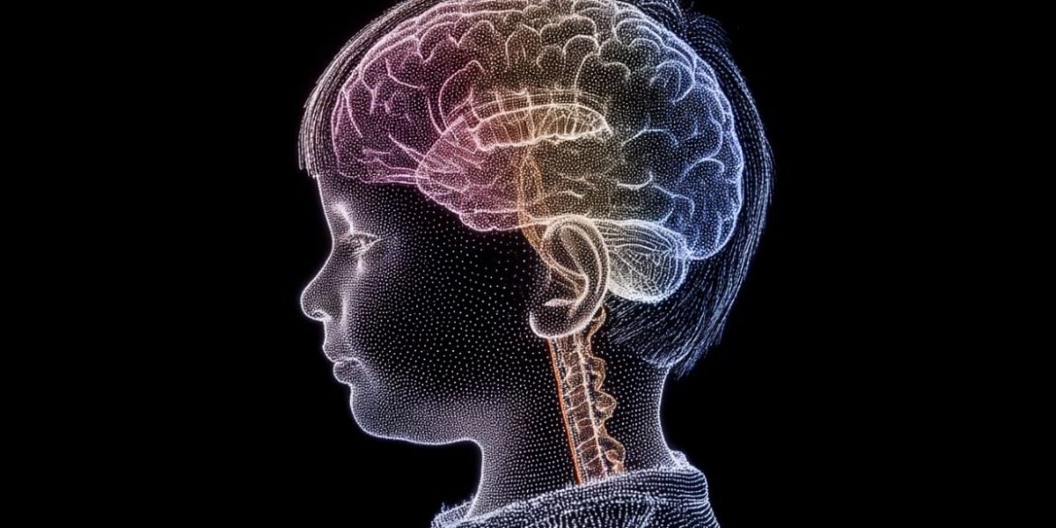 This shows a brain and a kid's head.