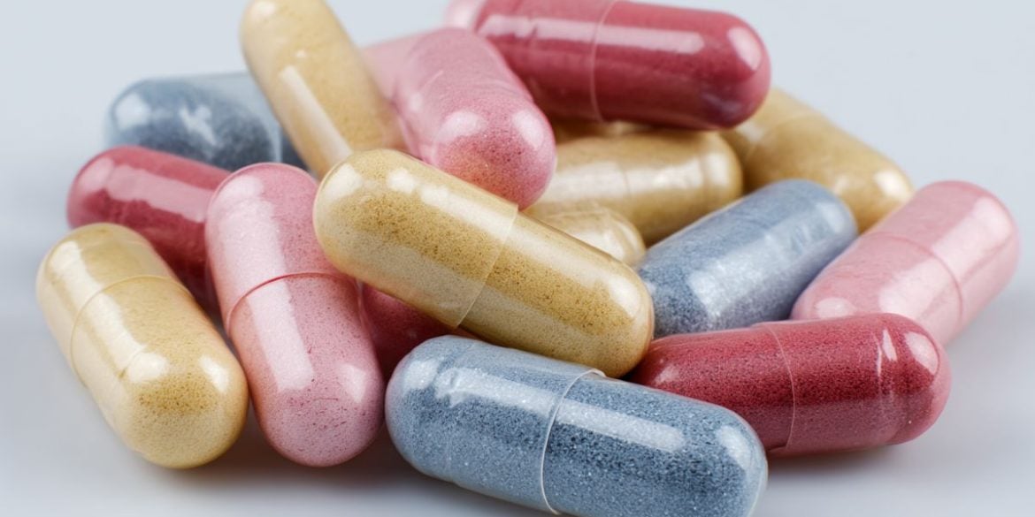 This shows supplement pills.