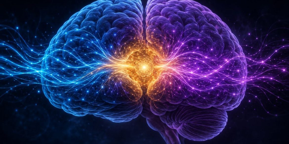 This shows a brain.