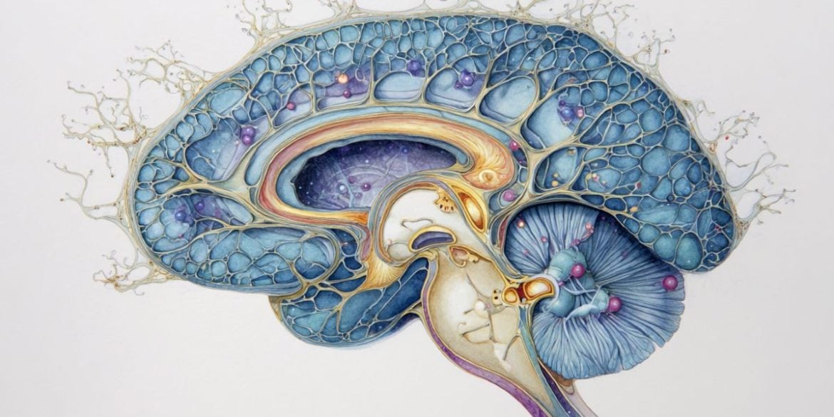 This shows a brain.