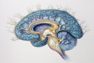 This shows a brain.