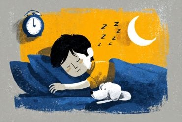 This shows a kid sleeping.