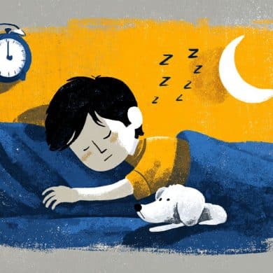 This shows a kid sleeping.