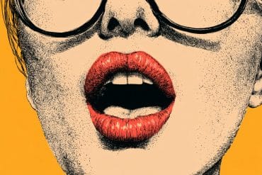 This shows a person's mouth.