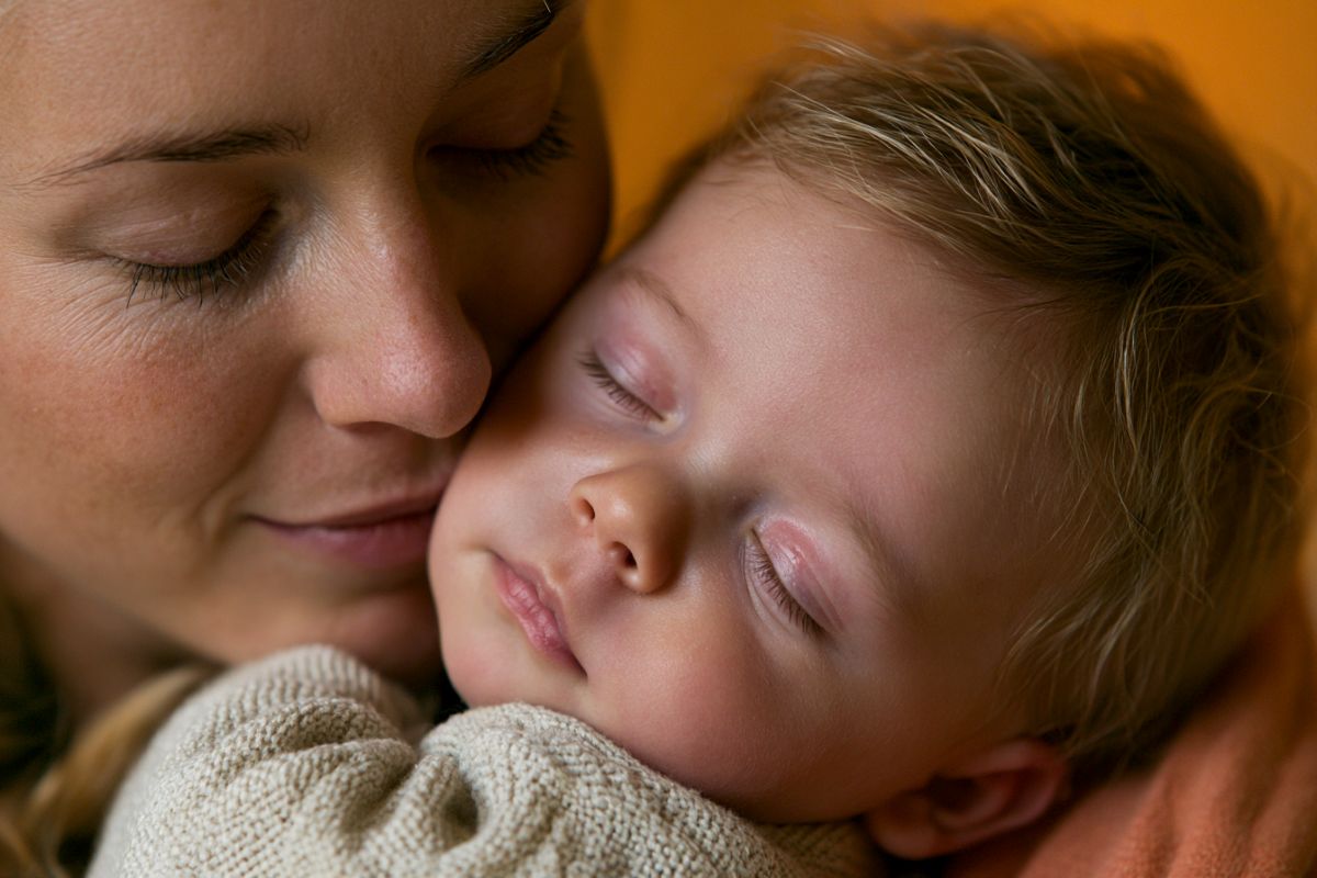 This shows a mom and baby.
