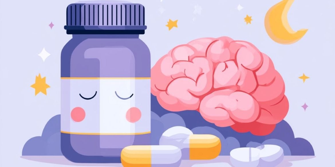 This shows a brain and pills.