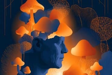 This shows a head and magic mushrooms.