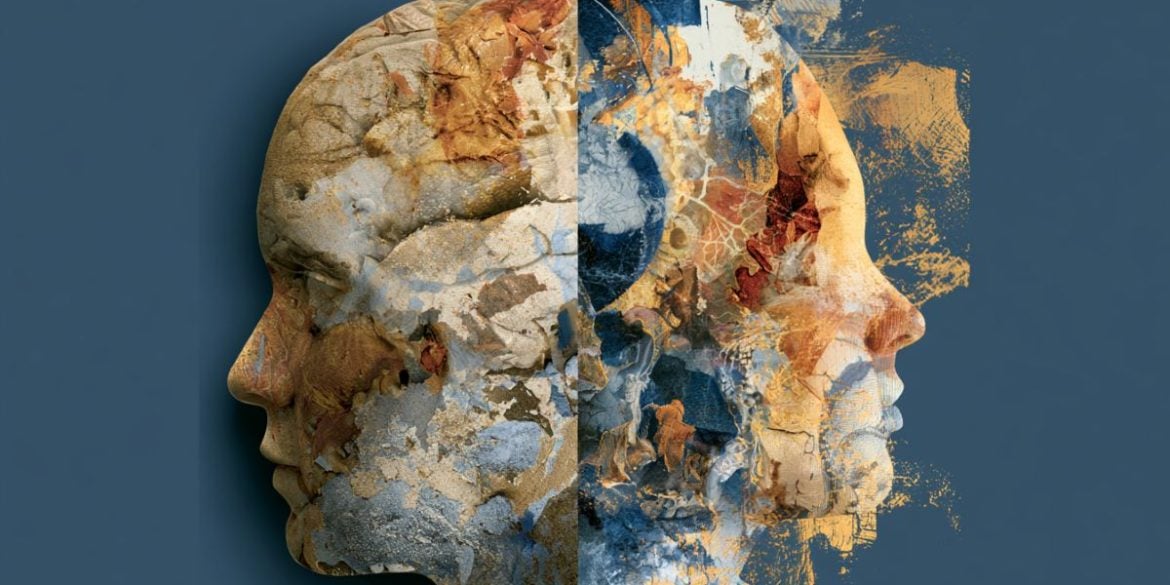 This shows a fractured head.
