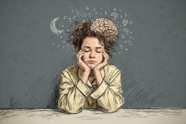 This shows a tired person and a brain.
