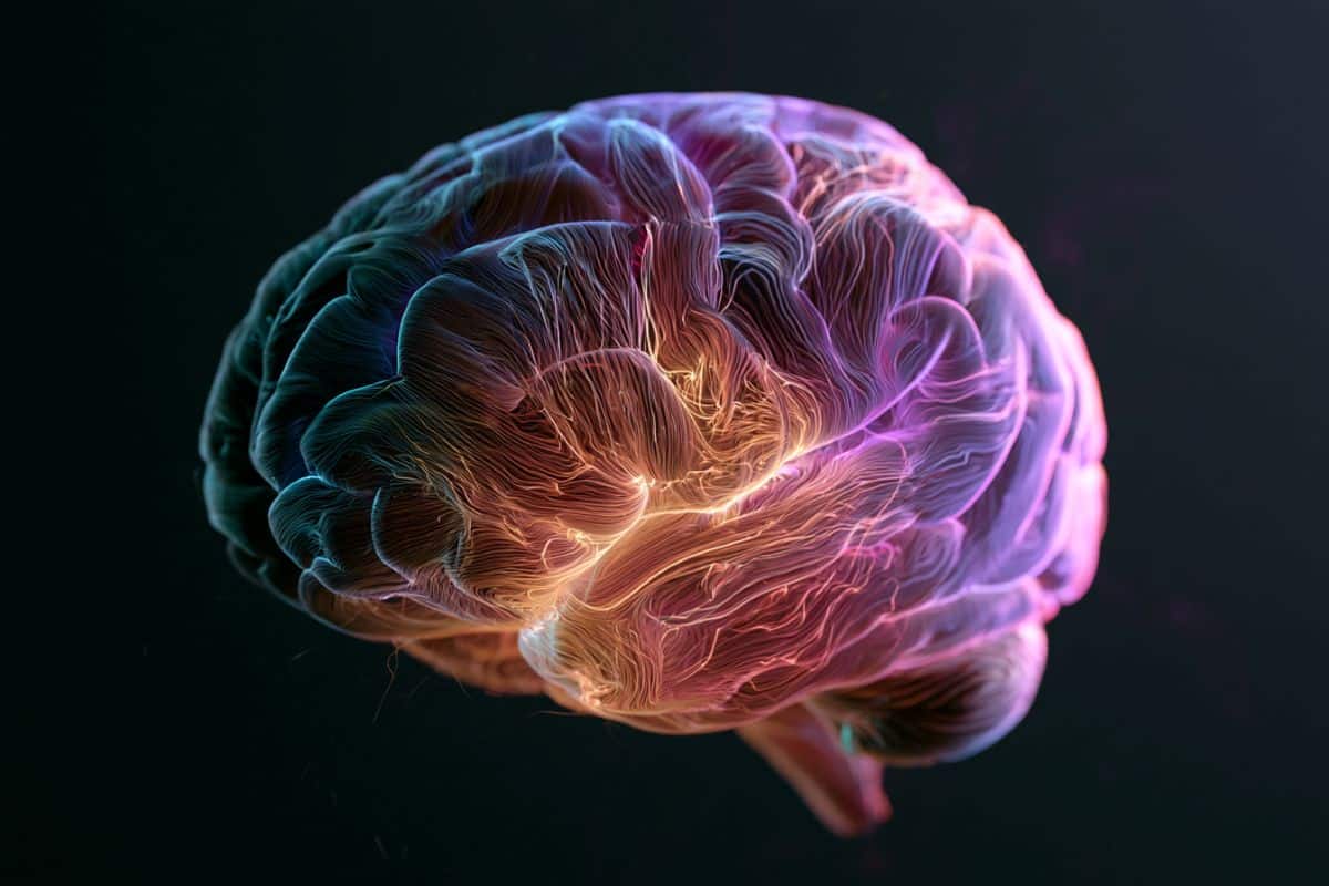 This shows a brain.