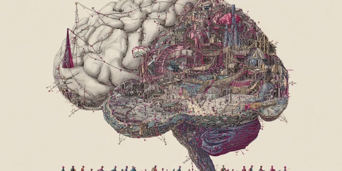 This shows a brain and people.