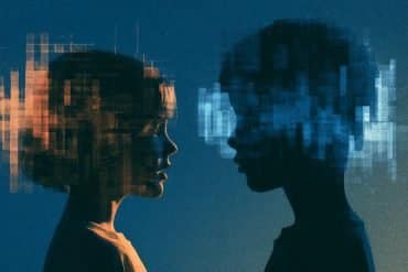 This shows two heads.