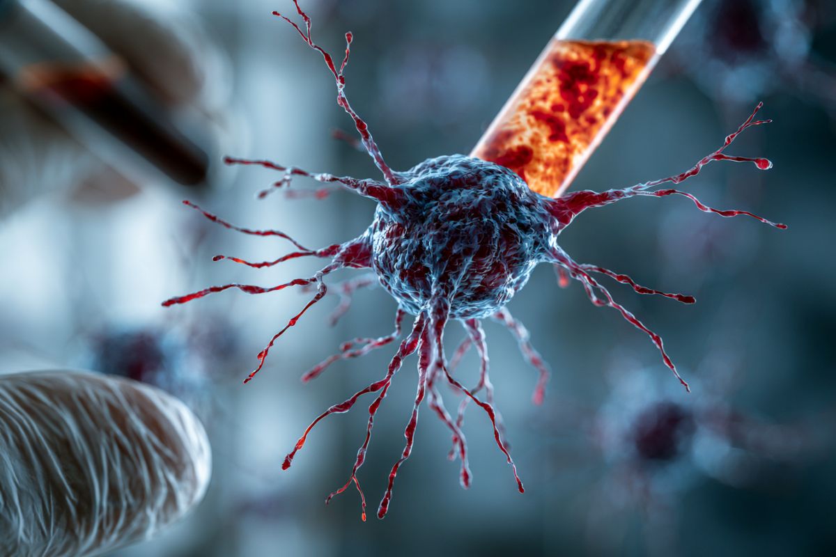 This shows a neuron.