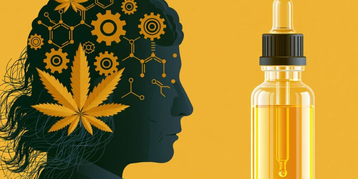 This shows a head, a leaf, and a bottle of oil.