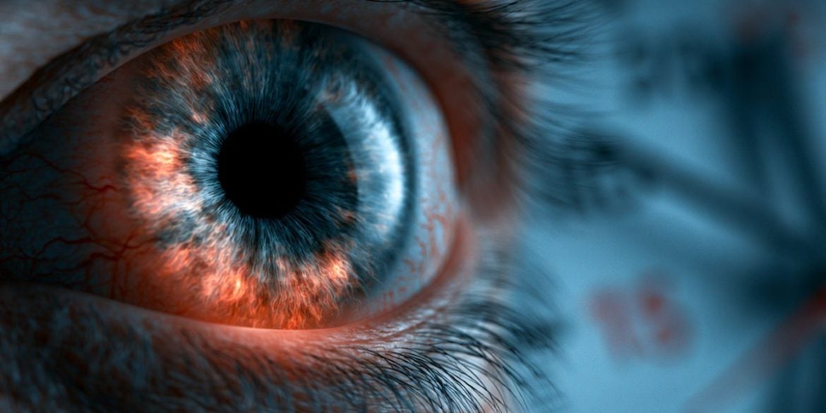 This shows an eye.