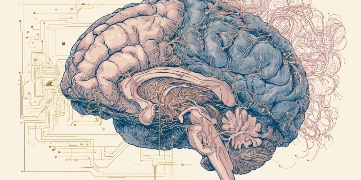This shows a brain.
