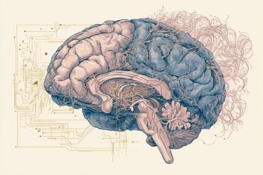This shows a brain.